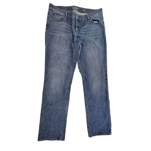 Simply Vera Vera Wang Denim - Simply Vera Vera Wang Women's Blue Straight Leg Jeans Size 12‎